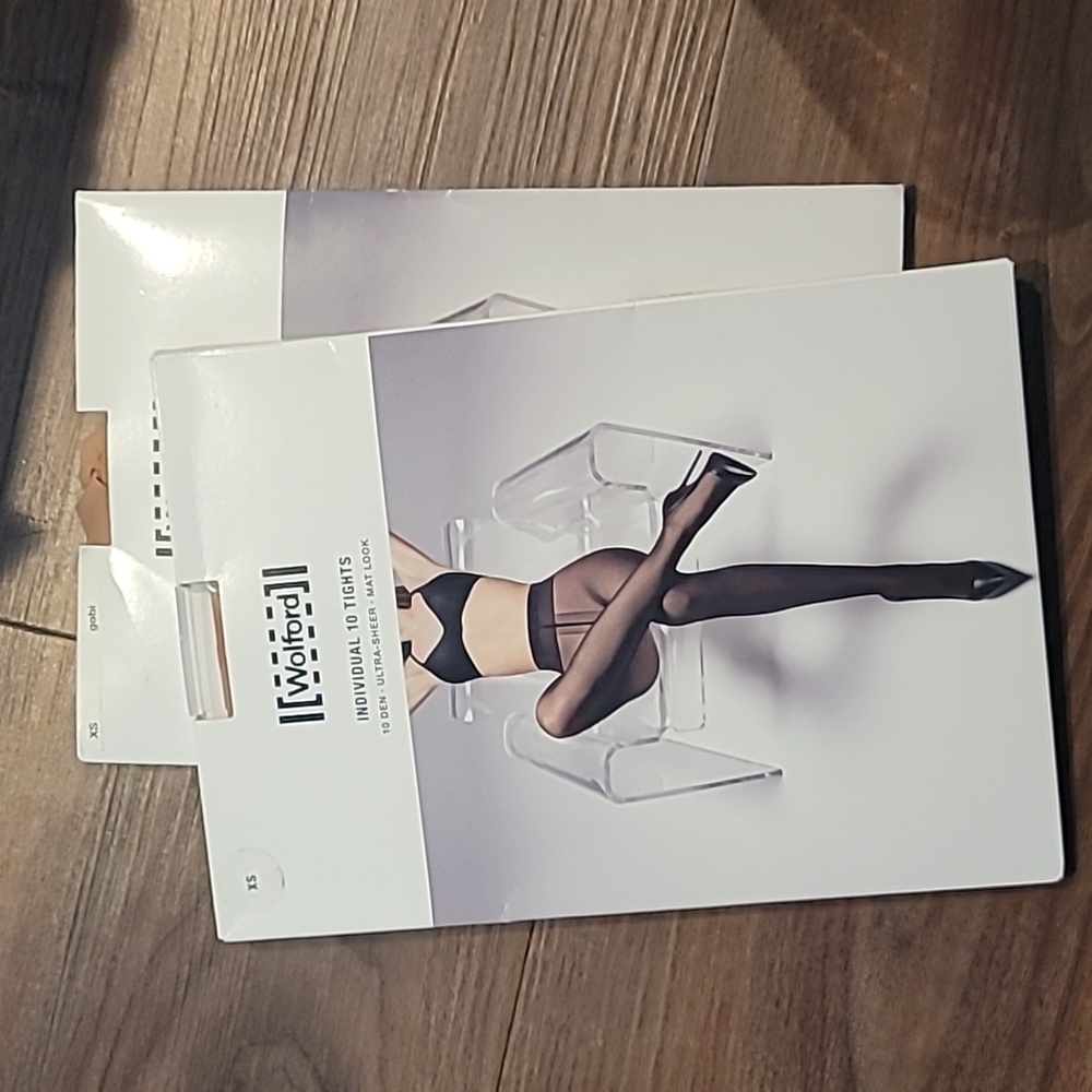 Wolford Individual 10 Tights Net Tights Gobi Color Made In Italy New